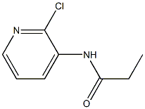 N-(2-chloro-3-pyridinyl)propanamide Struktur