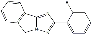 2-(2-fluorophenyl)-5H-[1,2,4]triazolo[5,1-a]isoindole Struktur