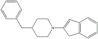 4-benzyl-1-(1H-inden-2-yl)piperidine Struktur