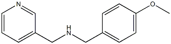 (4-methoxyphenyl)-N-(3-pyridinylmethyl)methanamine Struktur