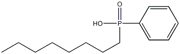 octyl(phenyl)phosphinic acid Struktur