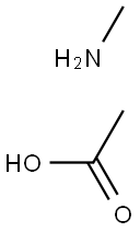 Methylamine acetate Struktur