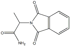 2-(1,3-dioxo-1,3-dihydro-2H-isoindol-2-yl)propanamide Struktur