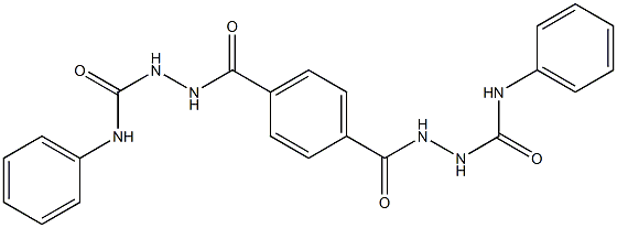 2-(4-{[2-(anilinocarbonyl)hydrazino]carbonyl}benzoyl)-N-phenyl-1-hydrazinecarboxamide Struktur