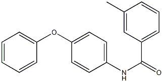 3-methyl-N-(4-phenoxyphenyl)benzamide Struktur