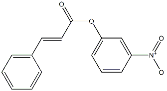 3-nitrophenyl (E)-3-phenyl-2-propenoate Struktur