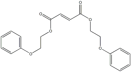 bis(2-phenoxyethyl) (E)-2-butenedioate Struktur