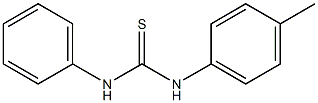 N-(4-methylphenyl)-N'-phenylthiourea Struktur