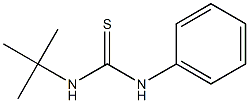 N-(tert-butyl)-N'-phenylthiourea Struktur