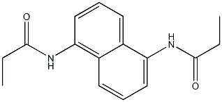 N-[5-(propionylamino)-1-naphthyl]propanamide Struktur