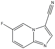 6-fluoroimidazo[1,2-a]pyridine-3-carbonitrile Struktur