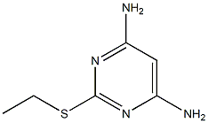 2-(Ethylthio)pyrimidine-4,6-diamine ,98% Struktur