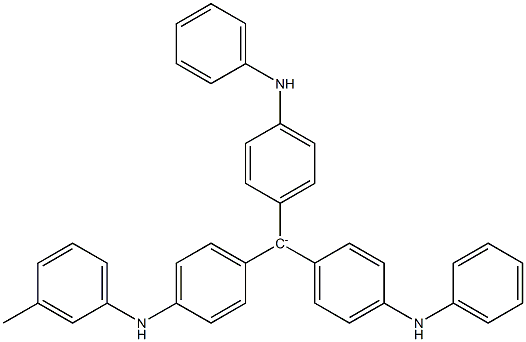 [4-[(3-Methylphenyl)amino]phenyl]bis[4-(phenylamino)phenyl]methylium Struktur