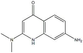 7-Amino-2-dimethylaminoquinolin-4(1H)-one Struktur