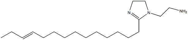 1-(2-Aminoethyl)-2-(11-tetradecenyl)-2-imidazoline Struktur