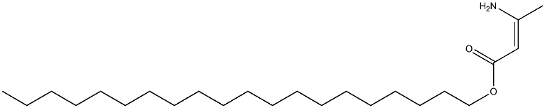 3-Aminocrotonic acid icosyl ester Struktur