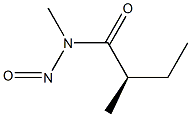 [2R,(-)]-N,2-Dimethyl-N-nitrosobutyramide Struktur