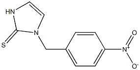 1-(4-Nitrobenzyl)-1H-imidazole-2(3H)-thione Struktur