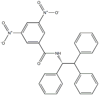 (-)-3,5-Dinitro-N-[(R)-1,2,2-triphenylethyl]benzamide Struktur