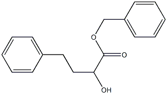 2-Hydroxy-4-phenylbutanoic acid benzyl ester Struktur