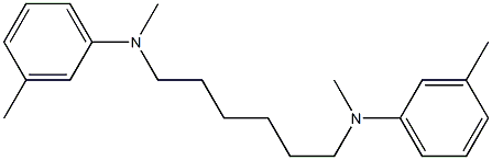 N,N'-Hexamethylenebis(N-methyl-m-toluidine) Struktur