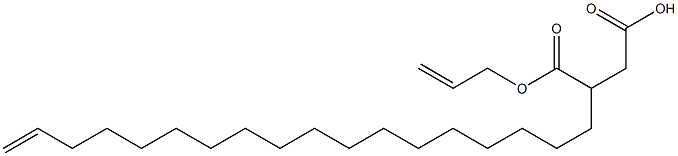 3-(17-Octadecenyl)succinic acid 1-hydrogen 4-allyl ester Struktur