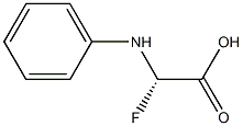 2-Fluoro-D-phenylglycine Struktur