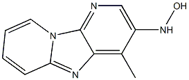 N-[4-Methyldipyrido[1,2-a:3',2'-d]imidazol-3-yl]hydroxylamine Struktur