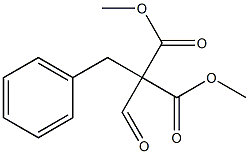 2-Formyl-2-benzylmalonic acid dimethyl ester Struktur