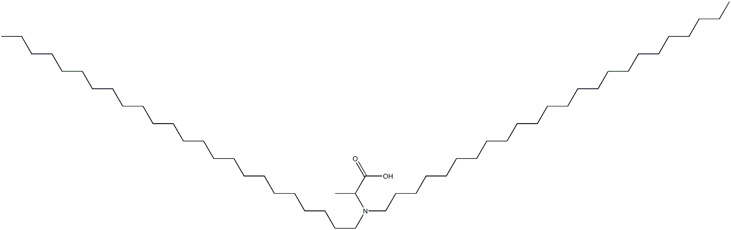 2-(Ditetracosylamino)propanoic acid Struktur