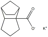 Tricyclo[5.2.1.02,6]decane-2-carboxylic acid potassium salt Struktur