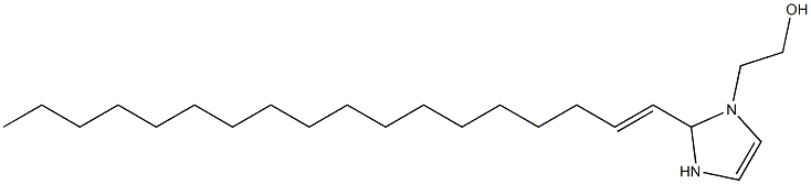 2-(1-Octadecenyl)-4-imidazoline-1-ethanol Struktur