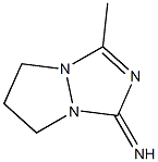 3-Methyl-6,7-dihydro-1H,5H-pyrazolo[1,2-a][1,2,4]triazol-1-imine Struktur