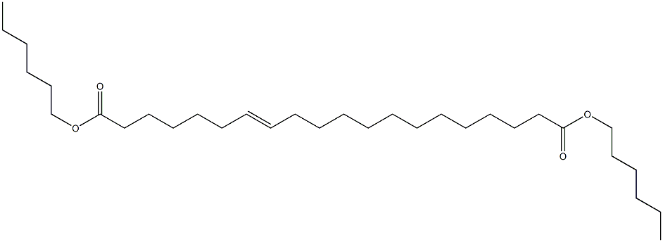 7-Icosenedioic acid dihexyl ester Struktur