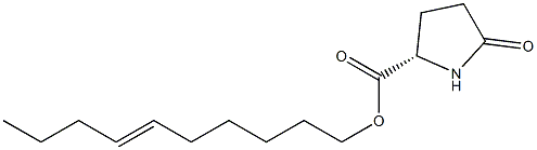 (S)-5-Oxopyrrolidine-2-carboxylic acid 6-decenyl ester Struktur