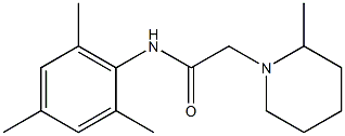 2-Methyl-N-(2,4,6-trimethylphenyl)-1-piperidineacetamide Struktur