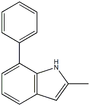 2-Methyl-7-phenyl-1H-indole Struktur