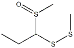 3-(Methylsulfinyl)-4,5-dithiahexane Struktur