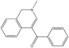 2-Methyl-4-benzoyl-1,2-dihydroisoquinoline Struktur