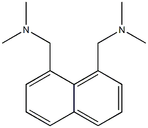 N,N'-(1,8-Naphthalenediylbismethylene)bis(dimethylamine) Struktur