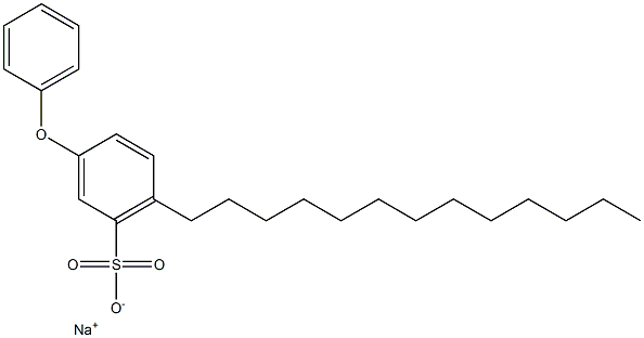 3-Phenoxy-6-tridecylbenzenesulfonic acid sodium salt Struktur