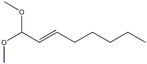 2-Octenal dimethyl acetal Struktur