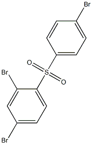 2,4-Dibromophenyl 4-bromophenyl sulfone Struktur