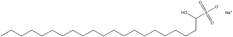 1-Hydroxyhenicosane-1-sulfonic acid sodium salt Struktur