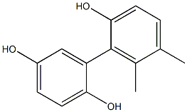 5',6'-Dimethyl-1,1'-biphenyl-2,2',5-triol Struktur