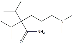 2,2-Diisopropyl-5-(dimethylamino)valeramide Struktur