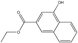 4-Hydroxy-2-naphthoic acid ethyl ester Struktur