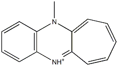 5-Methyl-5H-cyclohepta[b]quinoxaline-11-cation Struktur