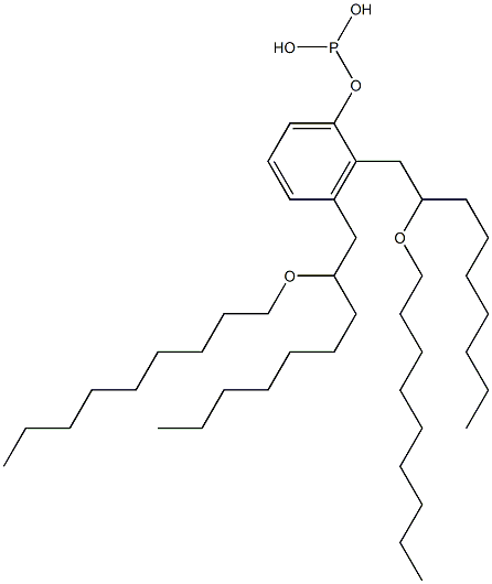 Phosphorous acid bis[2-(nonyloxy)nonyl]phenyl ester Struktur