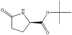 (R)-5-Oxo-2-pyrrolidinecarboxylic acid 1,1-dimethylethyl ester Struktur